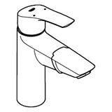GROHE Grohe EH-WT-Batterie Eurosmart 23976_3 M-Size azb. Auslauf PO-Ablaufgrt. chrom   – 23 976 003