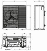 PANASONIC Panasonic Wärmepumpe R290 Aquarea L Luft/Wasser HP, 5 kW, Außengerät  – WH-WDG05LE5