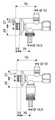 SCHELL SCHELL Doppelspindeleckventil 1/2"  – 03 837 06 99