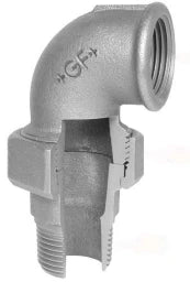 FISCHER GEORG FITTINGS Knieholländer Fig. 97 3/4" schwarz   – 770097105