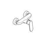 KLUDI Kludi X1 Brause-Einhandmischer eigensicher mattschwarz  – 328313975