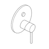 KLUDI Kludi Bozz UP-WAFÜ-Wannenfüll-Brause Einhandmischer push  – 386590576