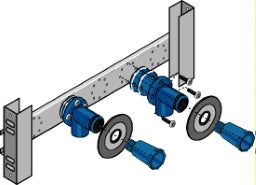 GEBERIT GE Huter Montageelem. AP-Armaturen fuer Trockenbau, Vor- und Inwand   – HU-APA5010-M