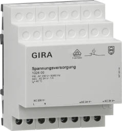 GIRA Spannungsversorgung AC 24 V 1 A REG Zube hör   – 102400