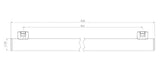 RADIUM LED Linienlampe opal 230V S14s dimmbar 2-sockelig 500mm 430lm  – 44014962