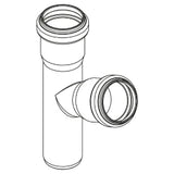 REHAU RAUPIANO PLUS Einfachabzweig DN 32/32, 87 Grad   – 11326231001