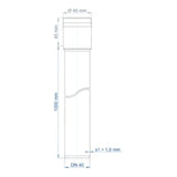 POLOPLAST PO Steckmuffenrohr POLO-KAL XS DN 40/1000  – 102013