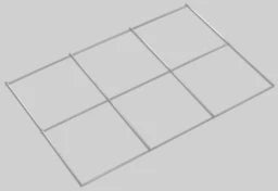VOGEL&NOOT FLOORTEC Gittermatte 50 mm Preis per m² 50x50mm, 2150x750mm (VPE=16,125 m²)  – BGMG305075215A0