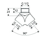 SCHELL SCHELL Gabelstück 1/2"  – 44 402 06 99