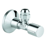 GROHE Grohe Eckventil 22037 1/2x3/8" Rosette Metallgriff Quetschverschr. 10mm chrom   – 22 037 000
