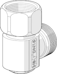 HANSA Hansa Entleerventil für Brauseschlauch chrom   – 0405 0100