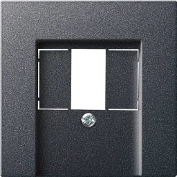 GIRA Abdeckung für TAE und USB Anschlussdose System 55 anthrazit   – 027628