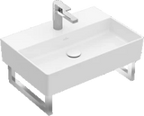 VILLEROY&BOCH V&B Waschbecken Memento 2.0 600x420mm Rechteck 1HL. mit Überlauf Weiß Alpin   – 4A226001