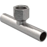 GEBERIT GE Mapress C-Stahl T-Stueck mit EE, d35 x Rp1/2 x 35 mm verzinkt  – 21344