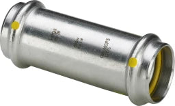 VIEGA Viega Schiebemuffe m. SC Sanpress Inox G 0215.5 für Gas in 22mm Edelstahl   – 487 058