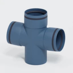 POLOPLAST PO Doppelabzweig POLO-KAL XS DN 110/110/87Grad  – 102267