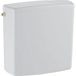 GEBERIT GE Spuelkasten AP140 halbhochhaengend 2-Mengen, weiss, mit 3 Wasseranschl.   – 140.338.11.1
