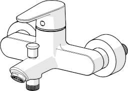 HANSA Hansa EH-Mischer Wa-Brauseb.HANSAVANTIS 5244 Ausld. 154 mm chrom  – 5244 2263
