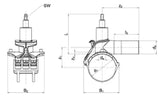 ALIAXIS Druckanbohrventil DAV RED SNAP d 63/32   – 617025
