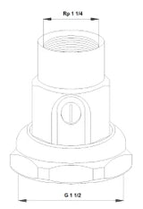 GRUNDFOS Garn.Grundfos Kugelventile 5/4" Kpl. 519807   – 519807