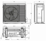 PANASONIC Panasonic L/W Wärmepumpe Aquarea K HP, 1ph, 9 kW, Außengerät  – WH-UDZ09KE5