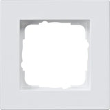 GIRA Abdeckrahmen 1f flach E2 Reinweiß m   – 0211225