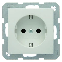 BERKER Steckdose SCHUKO S.1 polarweiß, glänzend   – 47438989