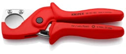 KNIPEX Schlauch-/Schutzrohrschneider PLASTICUT 185x70x25mm Schneidkapazität Durchm.25mm  – 90 20 185