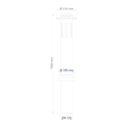 POLOPLAST PO Dunstaufsatz POLO-KAL DN 125   – 02385