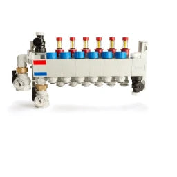 REHAU RAUTHERM SPEED Verteiler HKV-D Polymer 12 Kreise, Konnektor 17  – 14710001001