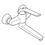 GROHE Grohe Euroeco Spezial Wandbatterie Ausladung 256mm chrom   – 32 773 000