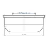 POLOPLAST PO Steckdichtung POLO-KAL 1 1/4", Alt Da 54mm   – 02378