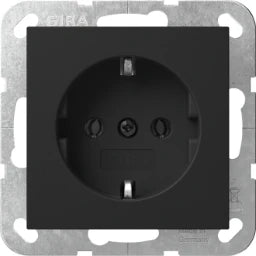 GIRA SCHUKO System 55 Schwarz m  – 4188005