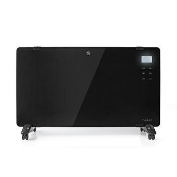 Glas Konvektor 1000/2000W 2St. Thermostat FB IP24 sw – HTPL20FBK