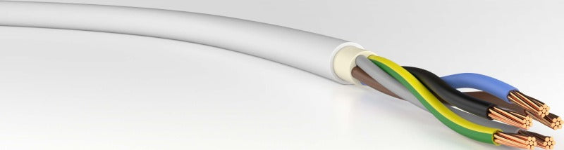 PVC-Mantelleitungen YM-J/AT-N05VV-U 5X10 RM GR Eca Ring 50 m