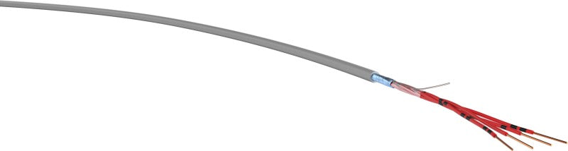Halogenfreie, flammwidrige Fernmeldekabel J-H(ST)H 4X2X0,6 GR Ring 100 m