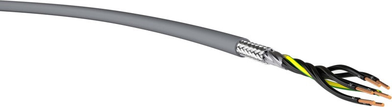 PVC-Steuerleitung mit Kupferabschirmung YSLCY-JZ 10X1,5 GR Schnittlänge