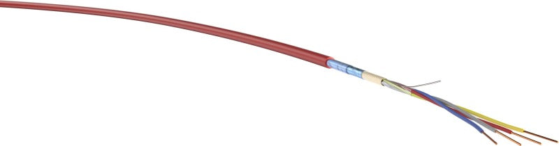 Halogenfreie, flammwidrige Brandmeldekabel J-H(ST)H BMK 2X2X0,8 RT Ring 50 m