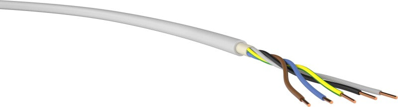 PVC-Mantelleitungen YM-J/AT-N05VV-U 5X4 RE GR Eca Ring 100 m