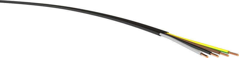 PVC-Flachleitung für geringe und mittlere mechanische Beanspruchung H07VVH6-F 4G1,5 SW Schnittlänge