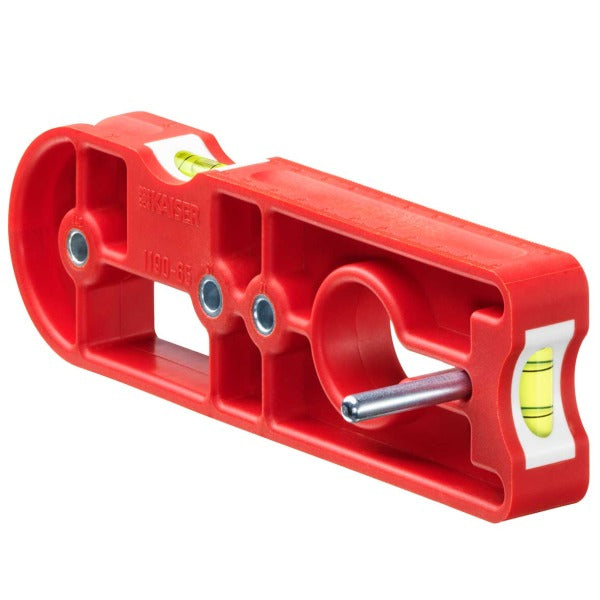 Bohrschablone, für Normkombinationen 71/91mm, mit Führungsstift+Wasserwaagen – A1190-65