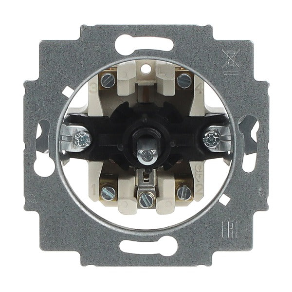 Jalousieschalter-Einsatz 1-poliger Schalter / Taster 10 A mit Drehgriff – 2CKA001101A0542