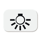 Tastersymbol mit Symbol Licht alpinweiß - balanceSI / Reflex SI – 2CKA001433A0028