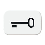 Tastersymbol mit Symbol Schlüssel alpinweiß - balanceSI / Reflex SI – 2CKA001433A0044