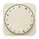 Zentralscheibe Drehknopf Zeitschaltuhr Aufdruck 1-15 weiß - Busch-Duro 2000SI – 2CKA001753A6059