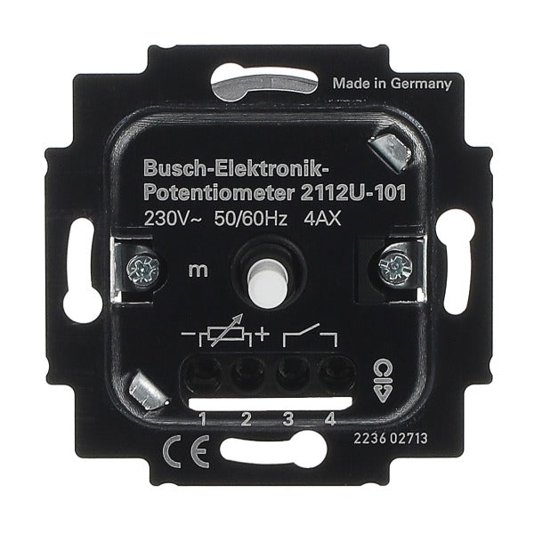 Busch-Drehdimmer Einsatz Bedienung mit Drehknopf 230 V – 2CKA006599A2035