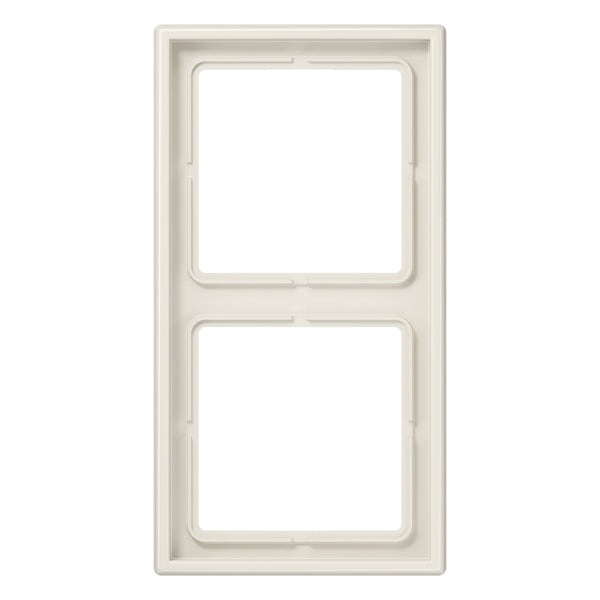 Rahmen 2fach, senkrechte und waagerechte Montage, Duroplast, LS990, weiss – LS982W