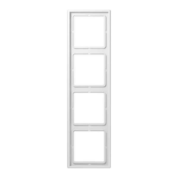 Rahmen 4fach, senkrechte und waagerechte Montage, Duroplast, LS990, alpinweiss – LS984WW