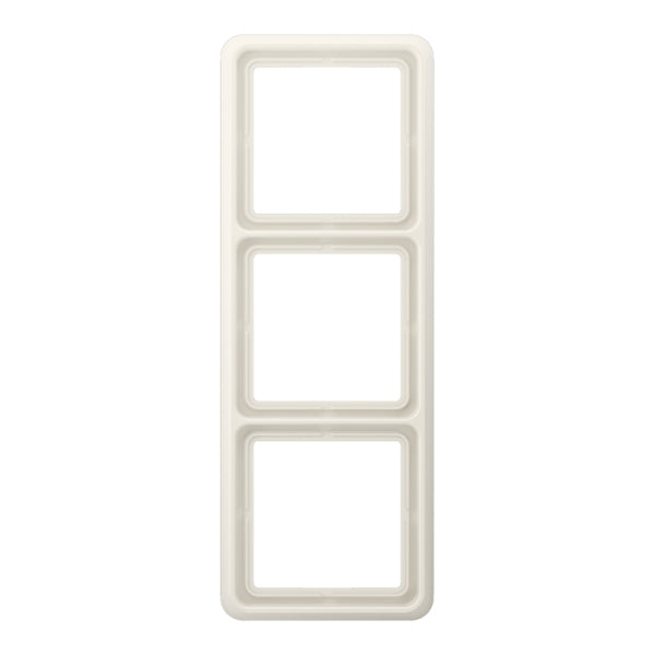 Rahmen 3fach, senkrechte und waagerechte Montage, Duroplast, CD500, weiss – CD583W
