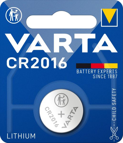 Knopfzelle Elektronics Lithium CR2016 3V 1Bli=1Stk – 6016101401